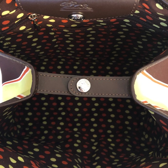 Gorgeous Polka dot Longchamp bag - Picture 3 of 4